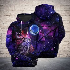 Owl Magic 3D Printed Hoodie/Zipper Hoodie