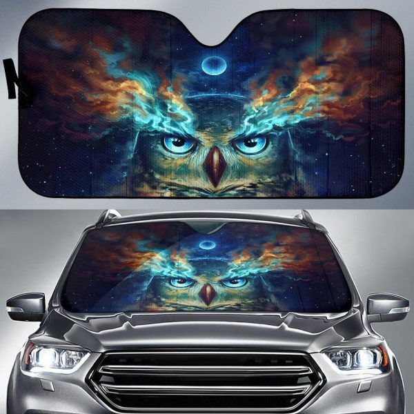 Owls Car Auto Sun Shade