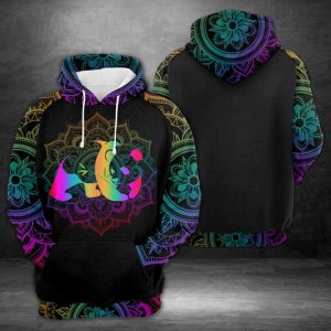 Panda 3D Printed Hoodie/Zipper Hoodie