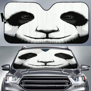 Panda Face Car Auto Sun Shade