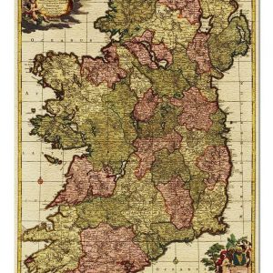 Panoramic Map, Ireland (1750) Jigsaw Puzzle Set