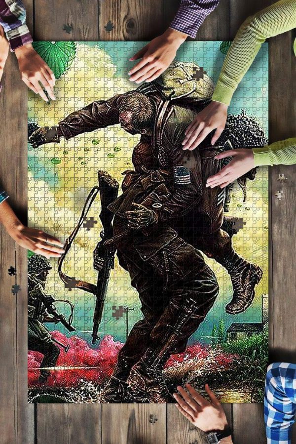 Paratrooper Fight Is The Best Jigsaw Puzzle Set