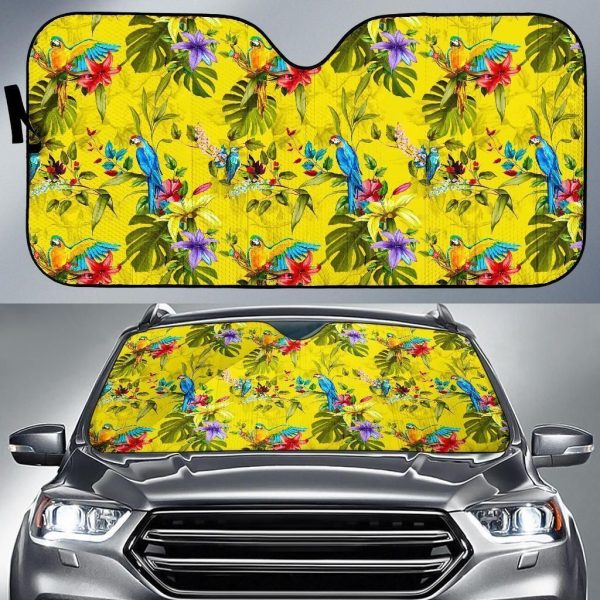 Parrot Tropical Car Auto Sun Shade