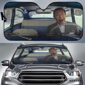 Pee Wee Big Funny Car Auto Sun Shade