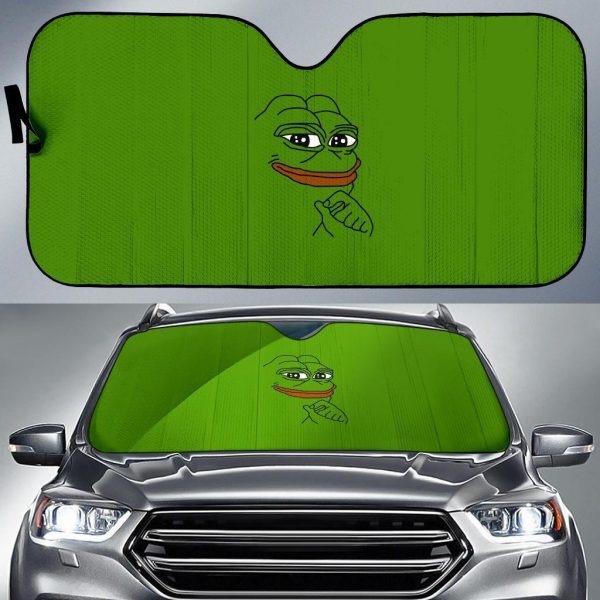 Pepe Meme Funny Car Auto Sun Shade