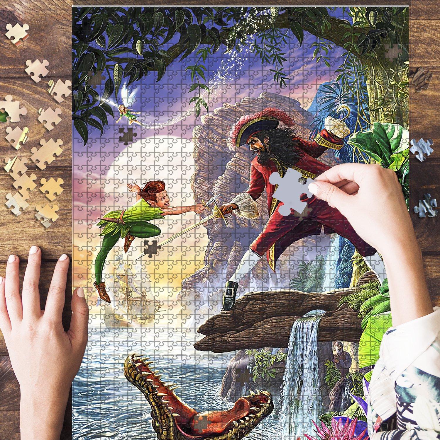 Peter Pan And Captain Hook Jigsaw Puzzle Set