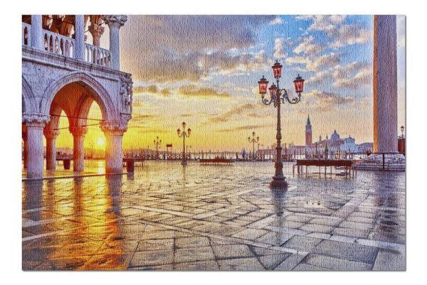 Piazza San Marco At Sunrise Jigsaw Puzzle Set