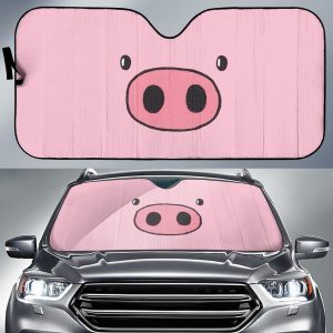 Pig Face Car Auto Sun Shade