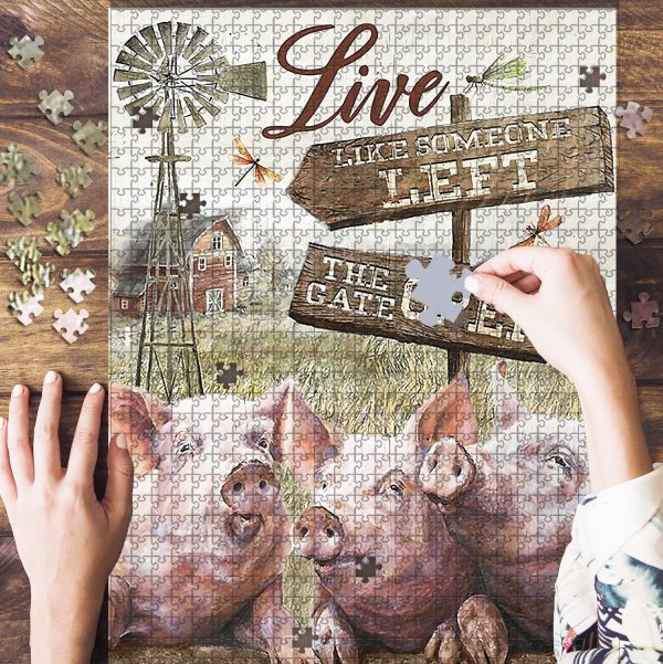 Pig Jigsaw Puzzle Set