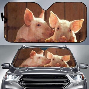 Pig Love Car Auto Sun Shade