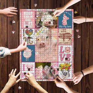 Pig Love Jigsaw Puzzle Set