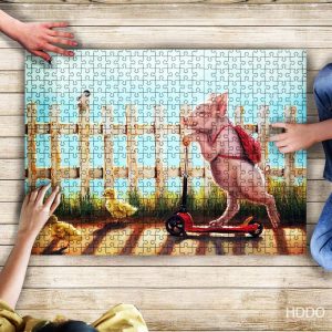 Pig Summer Jigsaw Puzzle Set