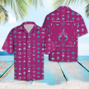 Pink Scorpio Hawaiian Shirt Summer Button Up