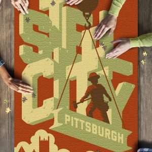 Pittsburgh, Pennsylvania Steel City Jigsaw Puzzle Set