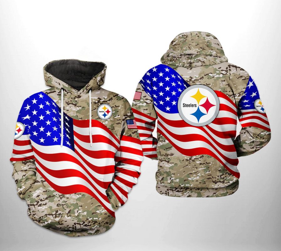 pittsburgh steelers camo hoodie