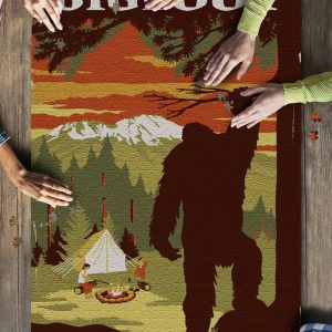 Pocatello, Idaho Home Of Bigfoot Jigsaw Puzzle Set