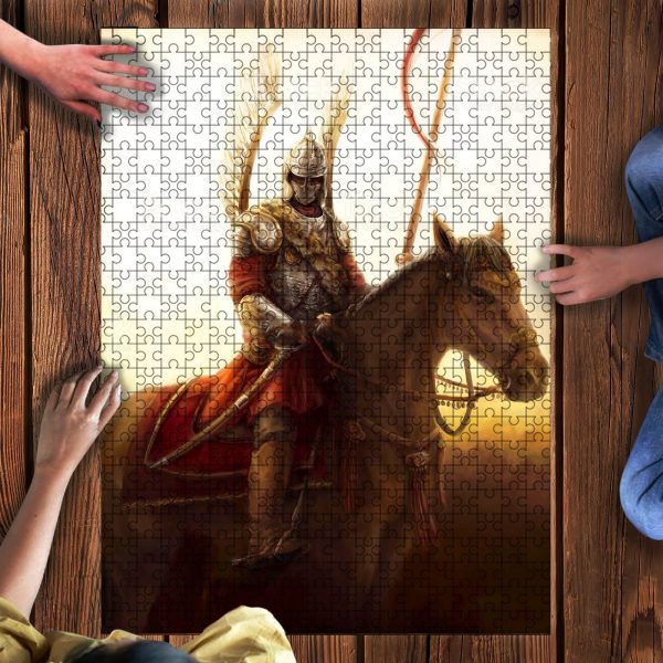 Poland Jigsaw Polish The Winged Hussar Jigsaw Puzzle Set