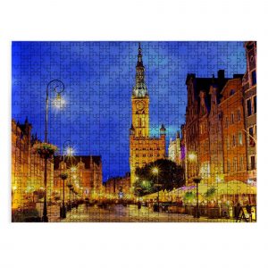 Poland Neptunes Fountain Jigsaw Puzzle Set