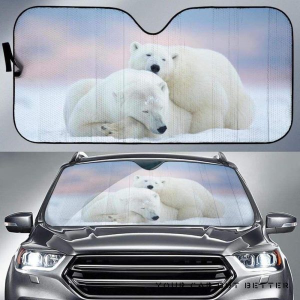 Polar Bear Car Auto Sun Shade