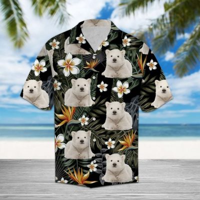 teddy bear hawaiian shirt