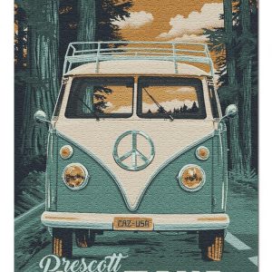 Prescott Camper Van In Forest Jigsaw Puzzle Set
