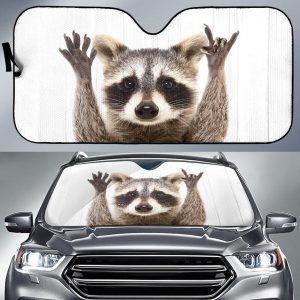 Raccoons Car Auto Sun Shade