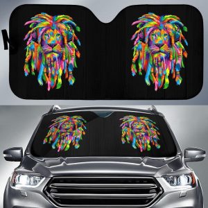 Rasta Lion Car Auto Sun Shade