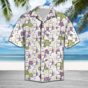 Rhode Island Violet Flower Hawaiian Shirt Summer Button Up