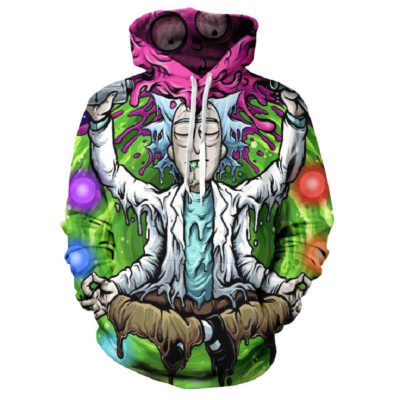 rick and morty primitive hoodie