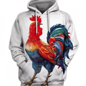 Rooster 3D Printed Hoodie/Zipper Hoodie