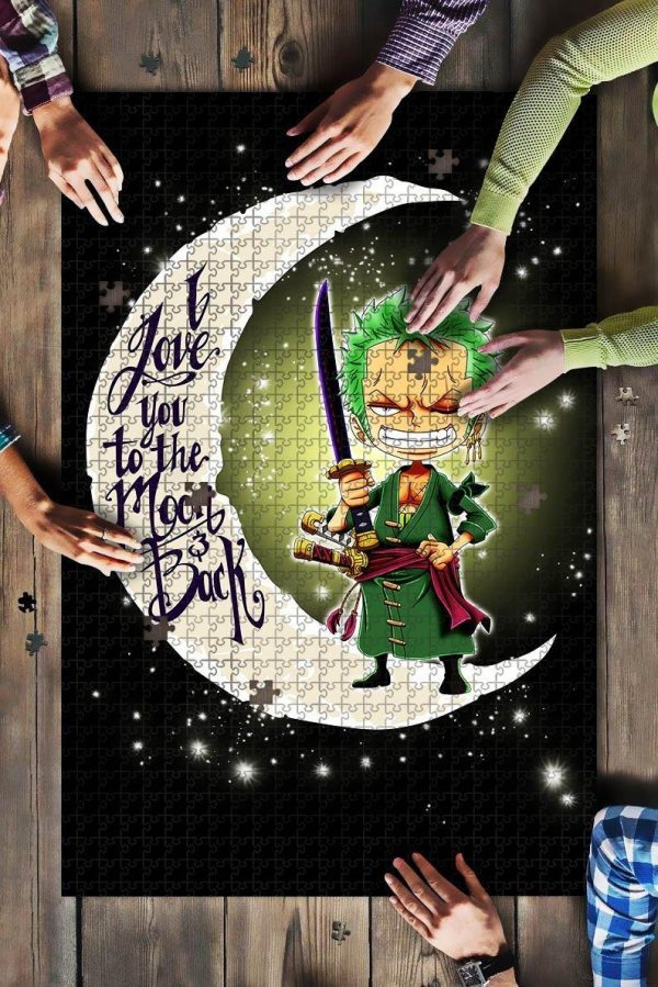 Roronoa Zoro Onepiece Moon Jigsaw Puzzle Set