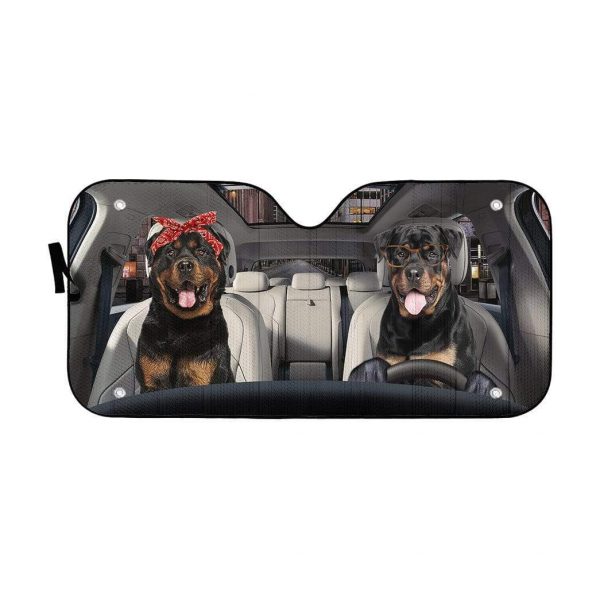 Rottweiler Car Auto Sun Shade