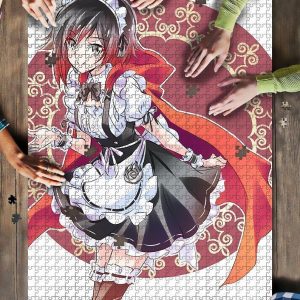 Ruby Rose Anime Girl Rwby Jigsaw Puzzle Set