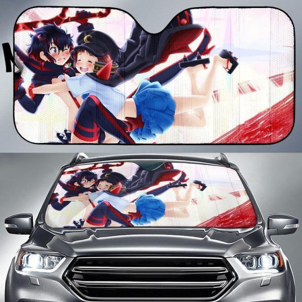 Ryuko Matoi And Mako Anime Car Auto Sun Shade