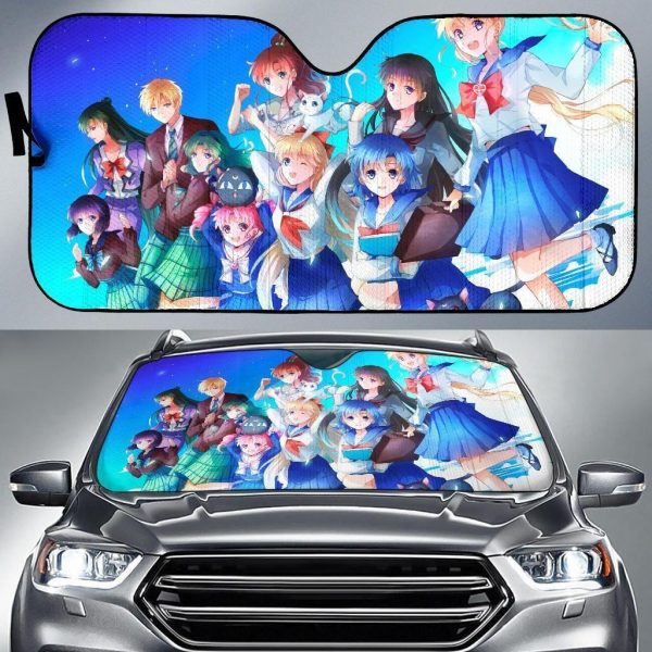 Sailor Moon Student Anime Car Auto Sun Shade