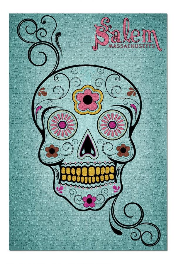 Salem Sugar Skull Jigsaw Puzzle Set