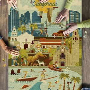 San Diego, California Jigsaw Puzzle Set