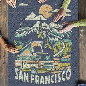 San Francisco, California Keep Exploring Jigsaw Puzzle Set