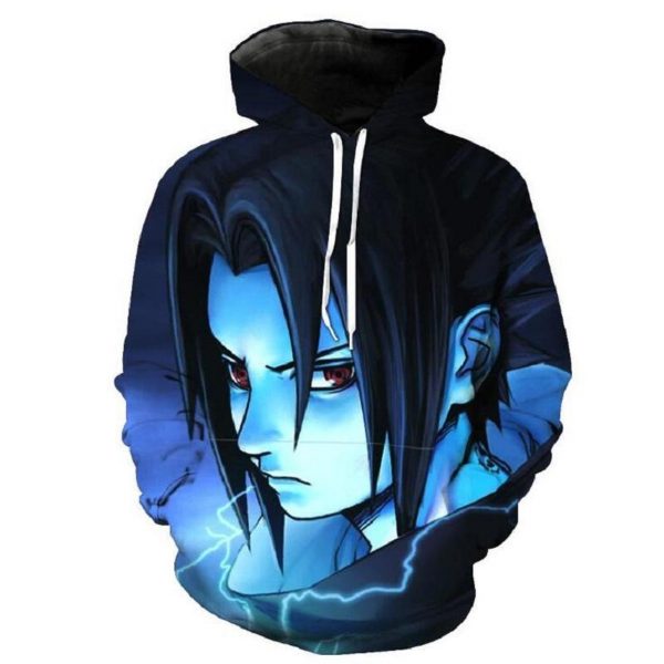 Sasuke Uchiha 3D Printed Hoodie/Zipper Hoodie