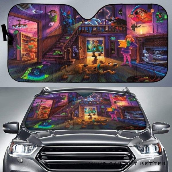 Scooby Doo House Car Auto Sun Shade