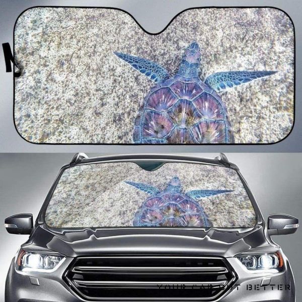 Sea Turtle Car Auto Sun Shade