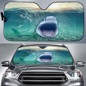 Shark 3D Car Auto Sun Shade