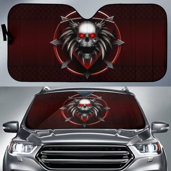 Skull Arts Car Auto Sun Shade