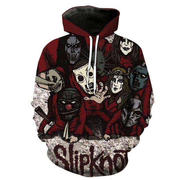 Slipknot 3D Printed Hoodie/Zipper Hoodie