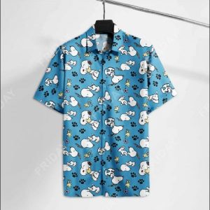 Snoopy And Woodstock Hawaiian Shirt Summer Button Up