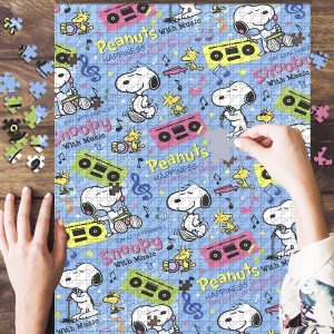 Snoopy/Peanuts Music Jigsaw Puzzle Set