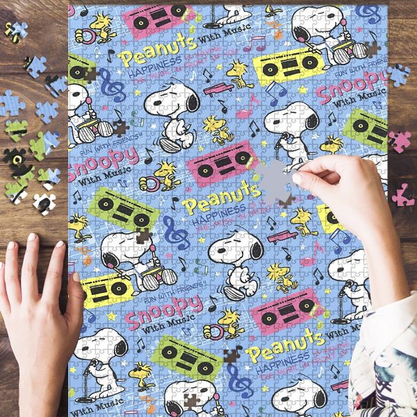 Snoopy/Peanuts Music Jigsaw Puzzle Set