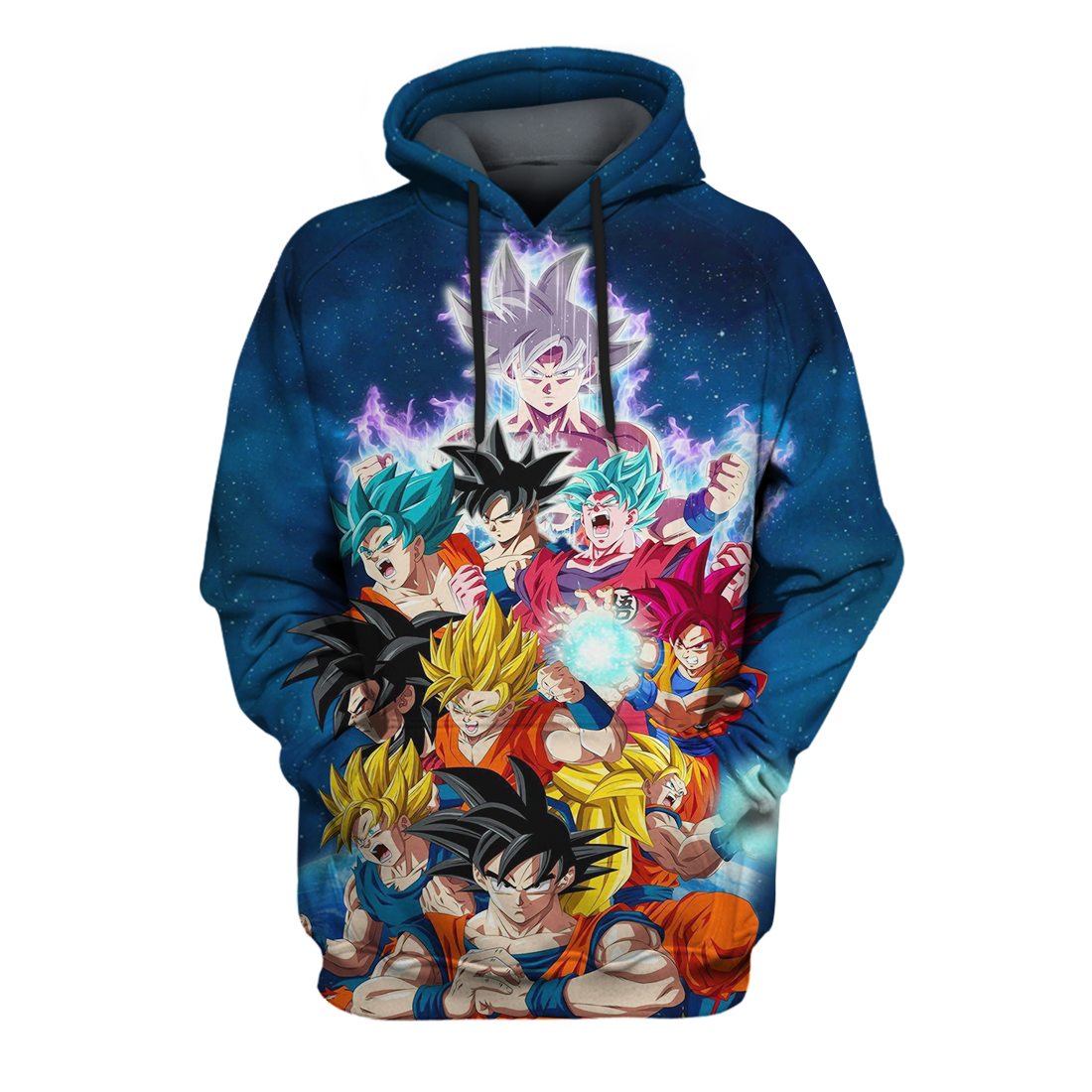 Son Goku 3D Printed Hoodie/Zipper Hoodie