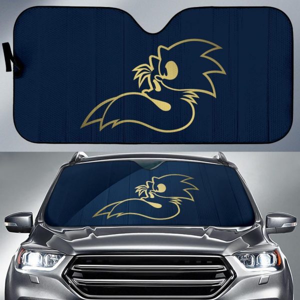 Sonic Cartoon Car Auto Sun Shade