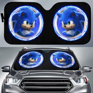 Sonic Movie Sonic The Hedgehog Car Auto Sun Shade